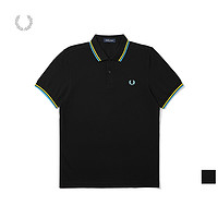 FRED PERRY 男士POLO衫春季商务休闲麦穗短袖重磅多彩T恤M3600OR0