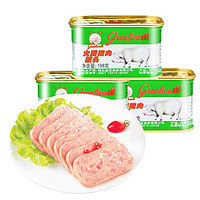 greatwall BRAND 长城牌 火腿猪肉罐头198g*3罐