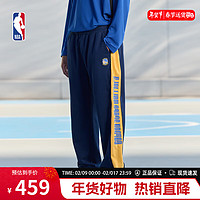 NBA球队文化系列 金州勇士宽松长裤男子运动裤户外舒适运动休闲裤 藏青色 M