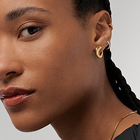 MISSOMA 金色胖C耳环熔岩开口设计感高级耳饰女新品