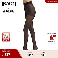 Wolford/沃尔福特Aurora15D环保时尚面料光腿神器修身连裤袜16013 7005 黑色 XS