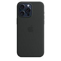 Apple  iPhone 15 Pro Max  MagSafe 硅胶保护壳 - 黑色  保护套 手机套 手机壳