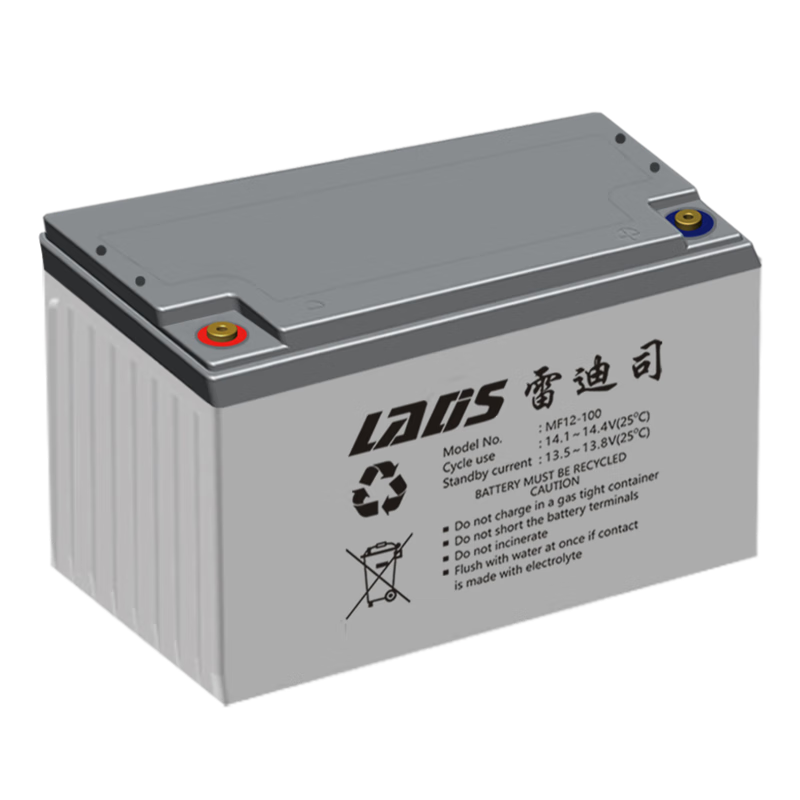 雷迪司（LADIS）100AH 铅酸免维护蓄电池 100AH 12V EPS 直流屏用  升级款