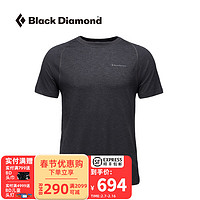 Black Diamond 黑钻BD 时尚男士美利奴羊毛快干T恤短袖上衣 0002-Black S