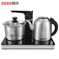 SEKO 新功 G31全自动开盖上水电热水壶电茶炉煮水壶烧水壶家用茶具套装