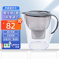 BRITA 碧然德 过滤净水器 家用滤水壶 净水壶MARELLA3.5L一壶一芯（星光银）