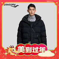 saucony 索康尼 男士鹅绒长款羽绒服 SC2230049A