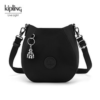 kipling 凯普林 女款轻便帆布包时尚潮流单肩包水桶包斜挎包|INNA 陨星黑