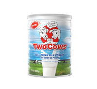 Two Cows 荷兰进口 无蔗糖成人高钙奶粉全脂900g