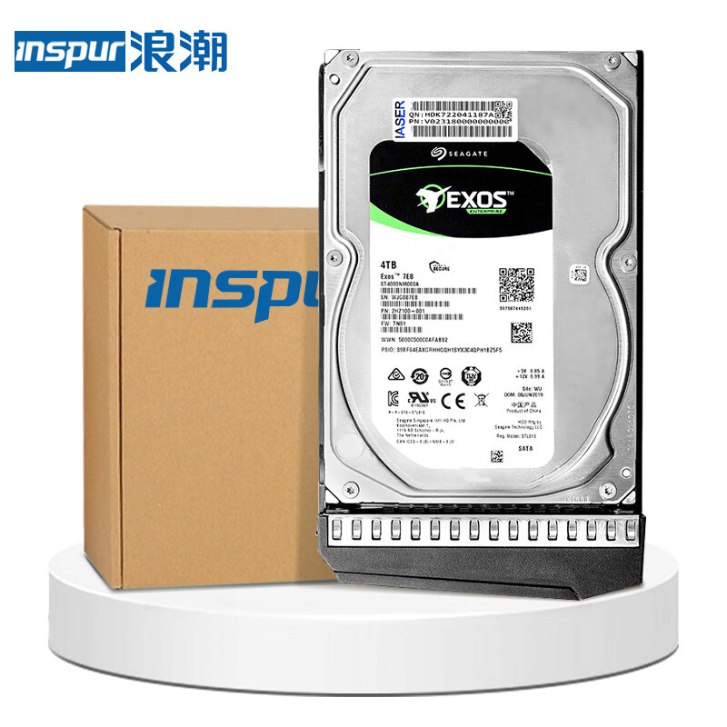 浪潮（inspur）服务器企业级机械硬盘 4T SATA 7.2K 3.5英寸