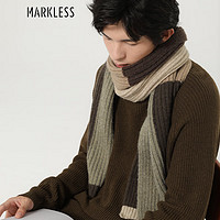 Markless 冬季纯色宽松打底毛衫 可可棕