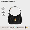 CHARLES & KEITH CHARLES&KEITH大容量簡約hobo腋下包托特包包女包女士CK2-20782328 B