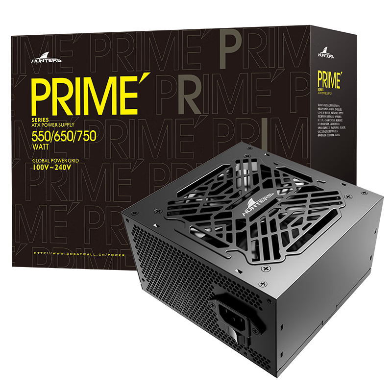 长城（Great Wall）PRIME系列金牌直出全电压主机台式机电脑电源 P5金牌直出（额定550W）