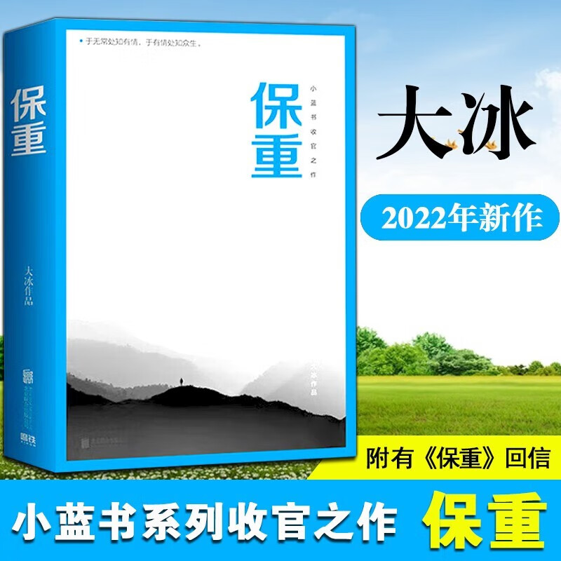 大冰的书全套 保重大冰（）、乖摸摸头2.0、啊2.0、小孩 小蓝书系列自选 保重 大冰的书【赠心愿手账本】