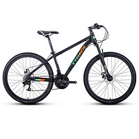 TRINX 千里达 K021M210M510山地自行车成人男女通勤 K021-22*12寸黑绿橙约125-145CM