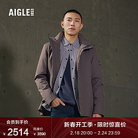 AIGLE艾高BUCKEYE F22MTD防风防雨透汽休闲户外时尚棉服外套男士 沥青灰 AL462 XXL(190/104A)