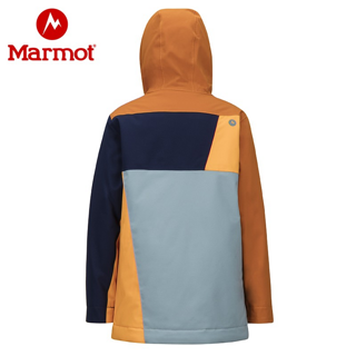 Marmot 土拨鼠 户外新款滑雪服男童防水透气保暖TR棉滑雪衣74960