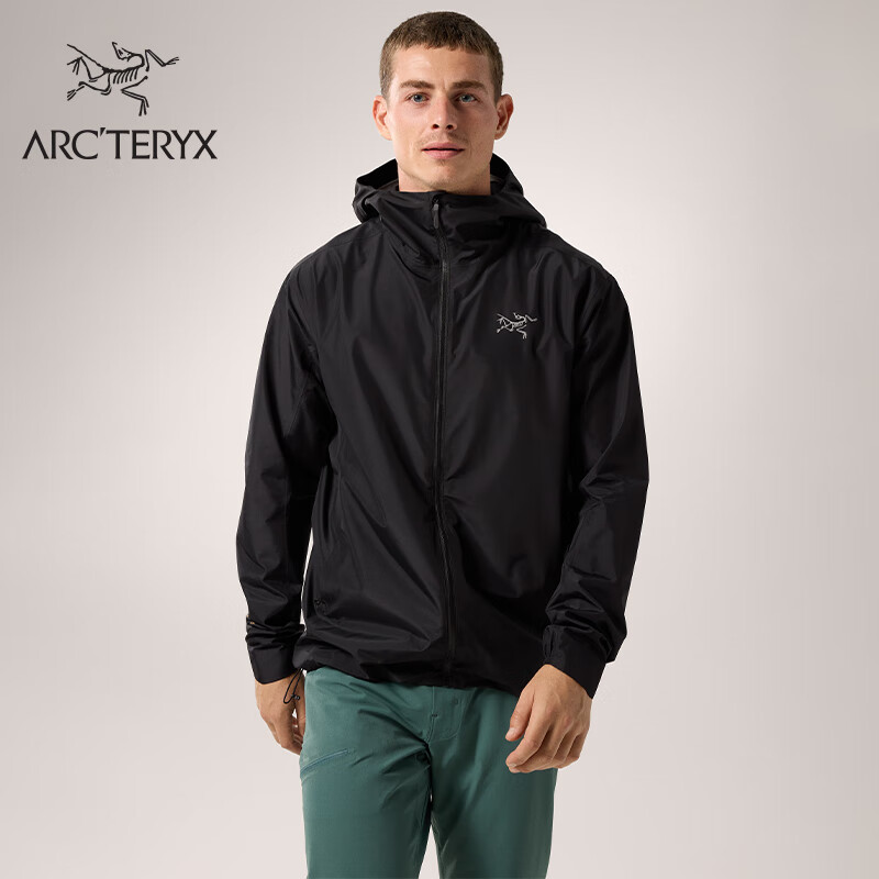 ARC'TERYX 始祖鸟 ARC’TERYX始祖鸟 SOLANO HOODY 防风 男子 软壳夹克 Black/黑色 L