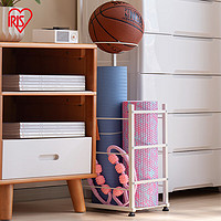 爱丽思（IRIS）篮球收纳架落地置物架家用客厅玩具可移动运动器材瑜伽垫收纳架子 有框-镂空款 3层