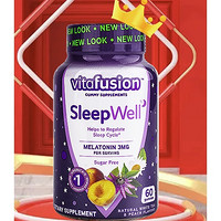 vitafusion 褪黑素睡眠軟糖 倒時差 新版褪黑素60粒/瓶