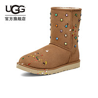 UGG x Gallery Dept 春季男女同款合作款水晶时尚靴 1166953