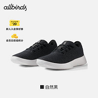 Allbirds Wool Runner 2 【】羊毛休闲鞋第2代透气舒适男女运动鞋 自然黑 39.5 男码