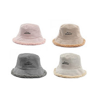 黑卡會員：TARRAMARRA 冬季新款兩穿漁夫帽維柯漁夫帽純色可愛百搭保暖加絨帽TAA023