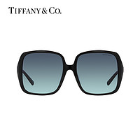 Tiffany&Co. TIFFANY/蒂芙尼蓝太阳镜时尚方框女款礼赠墨镜眼镜 0TF4211D