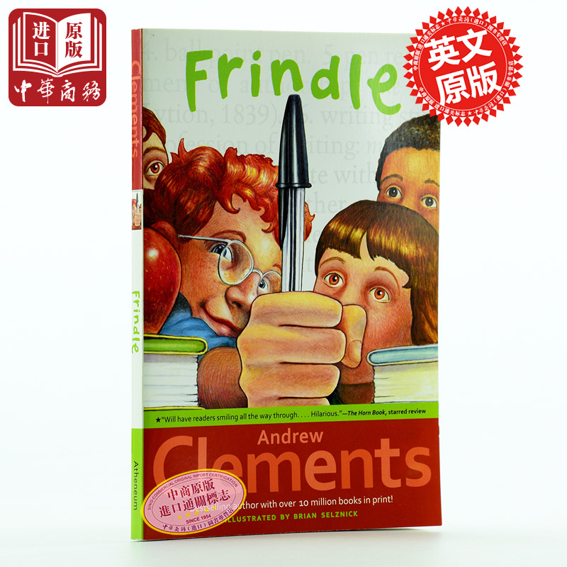 我们叫它粉灵豆 英文原版FRINDLE 纽约时报书Andrew Clements