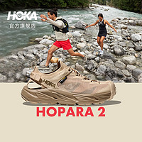 HOKA ONE ONE 男女24款春夏霍帕拉2露营徒步溯溪凉鞋 HOPARA 2缓震 流沙色/沙色-男 5.1限量补货