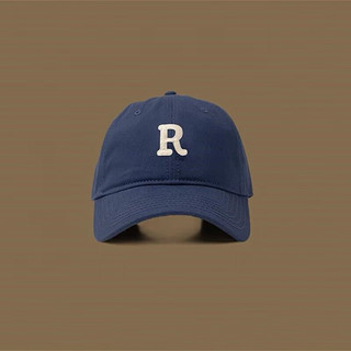 R标字母棒球帽女2023男士潮牌新款帽子韩版鸭舌帽