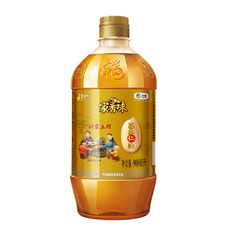 福临门 花生油家香味沂蒙土榨花生仁油900ml×1桶 中粮出品食用油