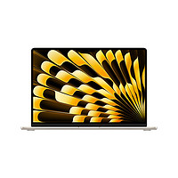 Apple 蘋果 AI筆記本/2024MacBookAir 15英寸 M3(8+10核)16G 512G星光色電腦MXD33CH/A