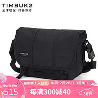 TIMBUK2 天霸 邮差包单肩包男信使包潮流休闲旅行运动斜挎包帆布包男女新年礼物 音速黑 M