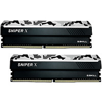 芝奇(G.SKILL) Sniper X 狙击系列 DDR4 3600频率 16G(8Gx2)套装 台式机内存(海军款)