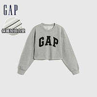 Gap 盖璞 女装早春LOGO加长卫衣高级时尚上衣454285