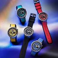 swatch 斯沃琪 瑞士手表大表盘金属系列潮流个性瑞士腕表 SB07S105