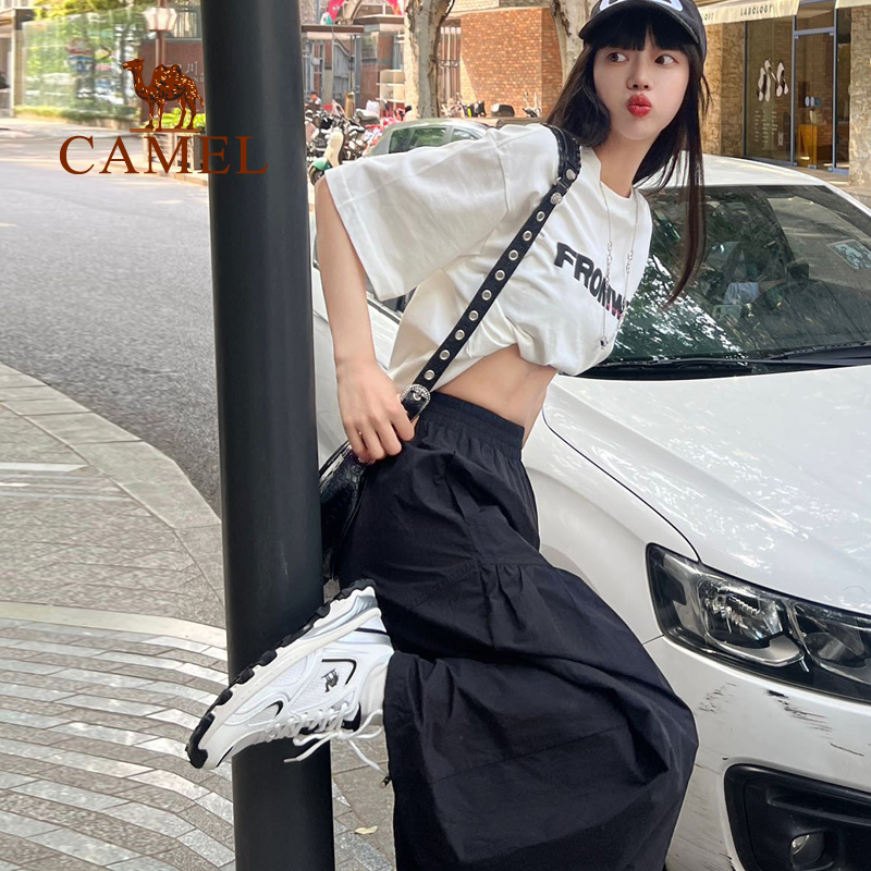 CAMEL 骆驼 运动鞋女款夏季女鞋网面透气鞋子跑步鞋