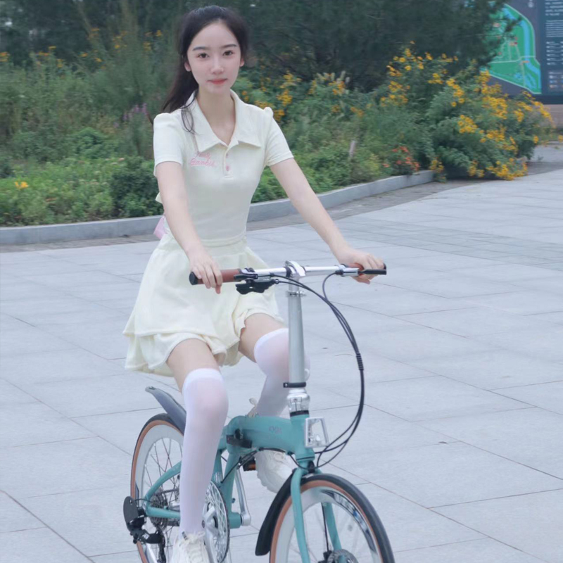 KOSDA 22寸男女通勤超轻便携成人儿童亲子带娃城市变速折叠自行车