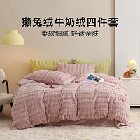 southbedding 南方寝饰 换季促】秋冬獭兔绒牛奶绒加厚保暖四件套床上用品床单被套多件套