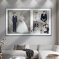 LINYI PHOTO FRAME 林益相框 婚纱照相框24结婚照定制打印做成48寸装框洗照片制作照片放大挂墙