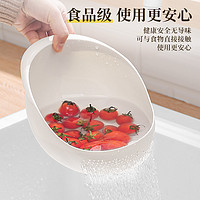 福人吉利 淘米神器洗米筛淘米盆细孔不漏米厨房家用水果盘简约洗菜盆沥水篮