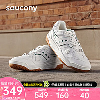 Saucony索康尼CROSS 90板鞋革面春季休闲鞋运动鞋子男女同款 米白28 44
