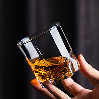 帕莎帕琦（Pasabahce）威士忌杯平底玻璃杯洋酒烈酒家用水杯325毫升6只装41432