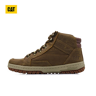 CAT卡特秋冬男士户外休闲舒适出行经典牛皮防滑耐磨低靴靴子