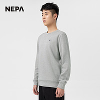 NEPA 耐葩2023秋冬新品户外男女同款简约圆领长袖休闲T恤7JE5363