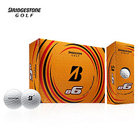 普利司通（Bridgestone）高尔夫球全新e6系列 双层高尔夫球【柔软打感+更远距离】 【e6超柔软击感】 1盒12粒
