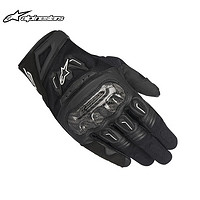 Alpinestars SMX-2 a星摩托车手套碳纤维夏季透气机车装备骑士骑行手套 黑色 M