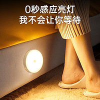 88VIP：SHUIYI 歲藝 人體感應燈led充電小夜燈智能光控臥室床頭過道燈