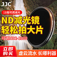 JJC nd濾鏡 減光鏡 可調ND2-2000單反微單相機濾鏡77mm